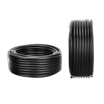 RVV 3 Núcleo 3X0.75mm2 Cabo de alimentação eléctrica preto para eletrodomésticos Identificação do núcleo Azul/marrom/verde-amarelo