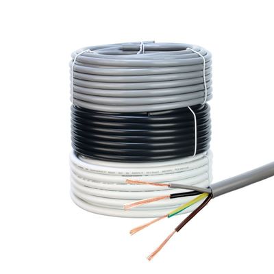 Multi Meter Wire in PVC Insulation Power Cable 2/3/4 Cords Rvv Flat Flexible Copper Wire