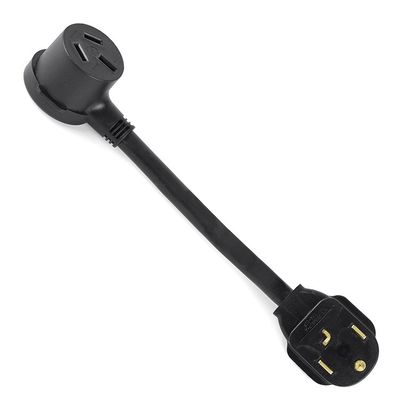 NEMA resistente 10-50P para 14-30R 3 Prong para 4 Prong 50Amp para 30Amp 120V / 240V Soldador Seca RV Cordão de Alimentação de Extensão para RV Camper Gerador