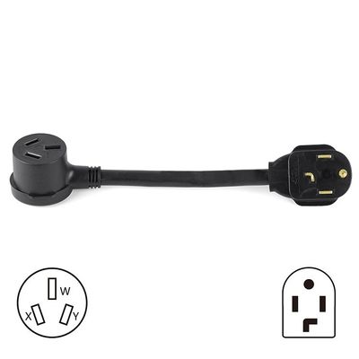 NEMA resistente 10-50P para 14-30R 3 Prong para 4 Prong 50Amp para 30Amp 120V / 240V Soldador Seca RV Cordão de Alimentação de Extensão para RV Camper Gerador