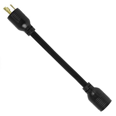 Adaptador de 30 Amp 4 Prong para 3 Prong Lock 10 Gauge Power Welder Adaptador Cord ETL Listado NEMA L14-30P Homem para NEMA L6-30R Mulher
