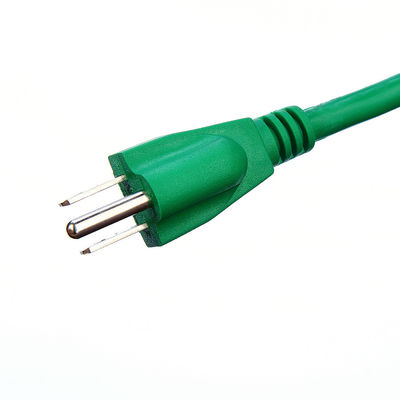 Casa Eletrodoméstico Cordão de alimentação ETL padrão de trabalho pesado Nema-15 Plug Socket impermeável 3 pin condutor Bared Stranded Cooper