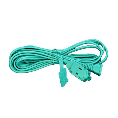 6FT cabo de extensão de 3 saídas com tampa de segurança de cobertura de corrente nominal 13A Plug 2pin SPT-2 14 AWG NEMA 1-15P para NEMA 1-15R
