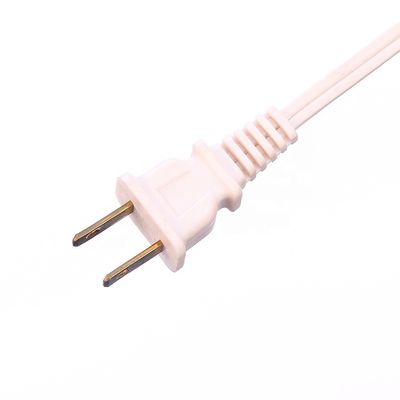 Cabos de alimentação brancos Cabos de extensão JET 2 pin Conector feminino 1,5M comprimento Japão PSE padrão 2Pin impermeável para laptop