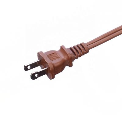 ETL 3 Outlet Brown Multiple Outlets SPT-2 14 Gauge 6FT 12FT 2 Prong Extension Cord Power Strip com tampa de segurança