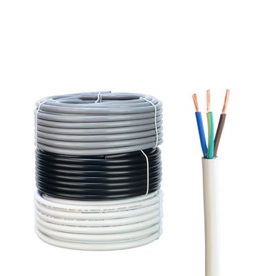 12 AWG Condutor de cobre sólido Thhn SJT PVC Jacket Cabos e fios flexíveis de energia elétrica para aplicações de baixa tensão