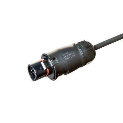 LY BC01 Euro Plug AC Corda de adaptador de alimentação para balcão Sistema Solar H07rn-f 2.5*3c Eu 0,75mm 1mm 2 Cordão de borracha