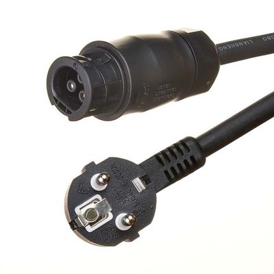 Cabos de extensão Schuko de comprimento personalizado com material de isolamento de borracha e conector BC05 IP68 para microinversor modelo