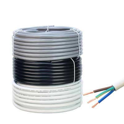 16 Awg 3 Core Pure Copper Electrical Power Cable Certificados SJT 500ft com tensão nominal 450/750v e isolamento PVC