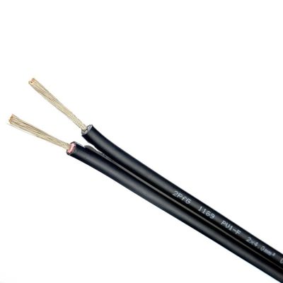 4 mm2 Cable Solar de isolamento de cobre DC para sistema fotovoltaico em vermelho ou preto
