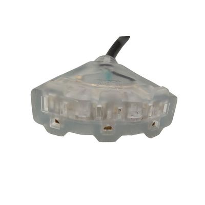 ETL Listado 16/3 SJTW 3-Wire Grounded 1 a 3 Cordão de Extensão Interior/Exterior 15/25/50 FT para Luz de Segurança Usando Eletrodoméstico