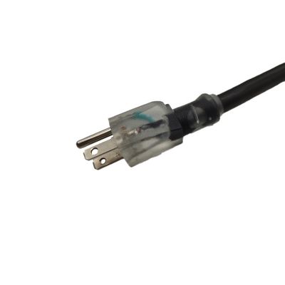 ETL Listado 16/3 SJTW 3-Wire Grounded 1 a 3 Cordão de Extensão Interior/Exterior 15/25/50 FT para Luz de Segurança Usando Eletrodoméstico
