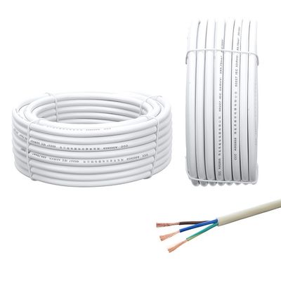 VDE Padrões Multicore Cabos H03vvh2 f 2x0 75mm2 para PVC Jacket Cabos de controle de isolamento PVC Firm Soft Flexible Flat Cables