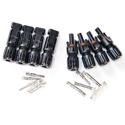 Tuv Heavy Duty Safe Solar Pv Homem e Mulher Conector de Cabo Solar de Potência DC Socket com Fusão para Uso de Cabo de Extensão Solar DC