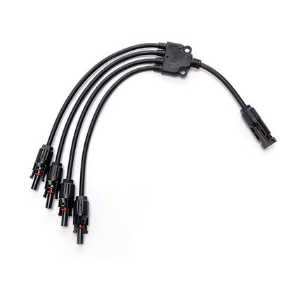 XLPO Isolamento 10awg 6mm 1 a 4 Y Tipo H1z2z2-k Cabo de extensão de painel solar 12awg para soluções solares sustentáveis