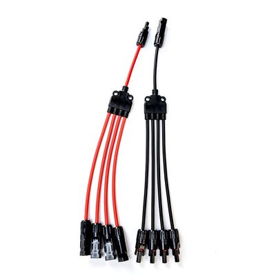 XLPO Isolamento 10awg 6mm 1 a 4 Y Tipo H1z2z2-k Cabo de extensão de painel solar 12awg para soluções solares sustentáveis