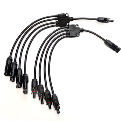 XLPO Isolamento 10awg 6mm 1 a 4 Y Tipo H1z2z2-k Cabo de extensão de painel solar 12awg para soluções solares sustentáveis