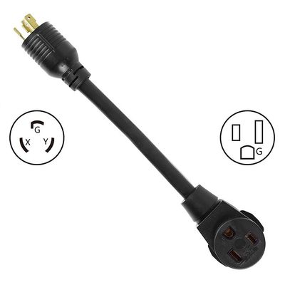 STW 10-AWG 3-Prong Female RV Extension Cable Nema L6-30p para 6-50r Socket Welder Adaptador cabo de trabalho pesado 3X8/10/12/14/16AWG