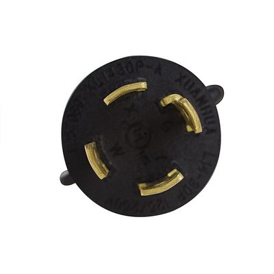 Elethor Nema Ev Carregador Adaptador Cable de extensão 3 Condutor Sjt Tipo L14-30p Twist Lock Plug para 14-50r Adaptador Cordão de alimentação