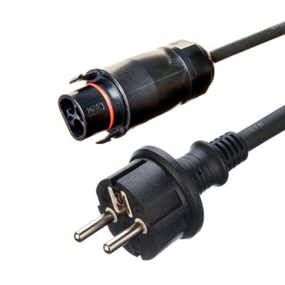 3M LY Berreti Bc01 H07rn-f 0,75mm 1mm 2 núcleo de fios de borracha 2m 3m 5m 10m Betteri Bc01 Fêmea Schuko cabo Ac extensão de cabo solar
