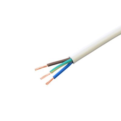 Padrão IEC 60227 H05vv f 3x0. 75mm2 PVC revestido fio elétrico flexível Multi-núcleo cabo de cobre por metro cabo de alimentação