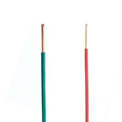 H05V-U 1X0.5 0.75 1 1.5 2.5 4 6 MM2 300/500V Núcleo único Filho de cobre puro Sólido PVC cabo de alimentação elétrica para Red House