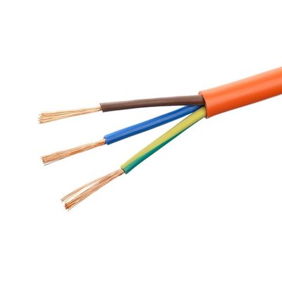 Padrão IEC 60227 H05vv f 3x0. 75mm2 PVC revestido fio elétrico flexível Multi-núcleo cabo de cobre por metro cabo de alimentação