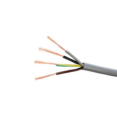 Fios elétricos flexíveis de cobre sólido para uso geral H05vv f 4x2,5 mm quadrados Material de condutor industrial cobre
