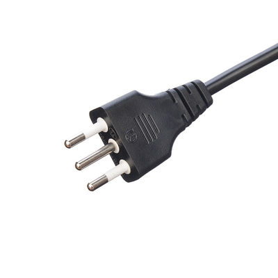 CE IMQ 3 pines de cobre puro 1m 1.2m 1.5m 1.8m 3m Itália Iec 320 Euro C13 16A cabo de alimentação de tomada para portáteis 1 tomada