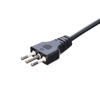 CE IMQ 3 pines de cobre puro 1m 1.2m 1.5m 1.8m 3m Itália Iec 320 Euro C13 16A cabo de alimentação de tomada para portáteis 1 tomada