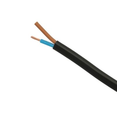 Cabos flexíveis para pequenos instrumentos elétricos interiores Cabos de alimentação 2 núcleos Vde H03vvh2 f Controle de isolamento de cobre PVC