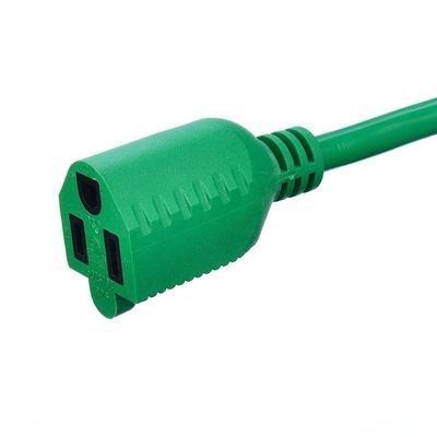 10/15/25/50 ft NEMA Certificado de Pesado 3 Prong PVC SJTW/SJT Jaqueta Cordão de Extensão de Potência com 12/3 Gauge resistente ao frio