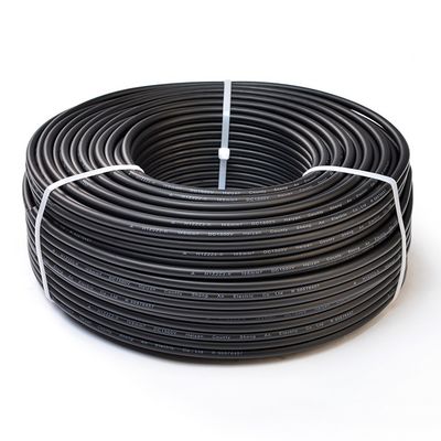 6.1MM±0.15MM Diâmetro externo Certificado TUV Cabos solares de 4 mm Personalização para aprovação doméstica EN60754-1/EN60754-2 Cable PV CC