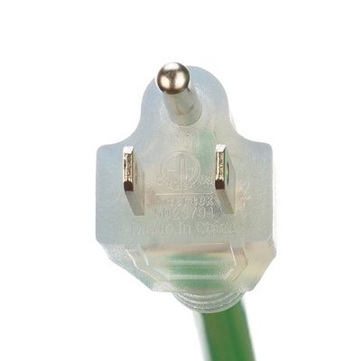 3X8/10/12/14/16AWG Voltagem nominal 125V NEMA Female Light End ETL Certificado American 3-Core Extension Cord Cabo de energia de cobre externo
