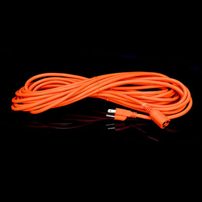 Tipo final / 15ft cabo de energia de trabalho pesado em 3 pontas16 SJTW AWG em candeeiros externos com Nema-15 Orange Plug para cabos de extensão