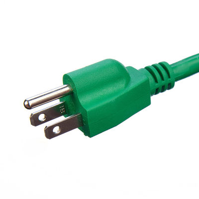 100FT ETL Listado SJTW 14/3 Cordão de Extensão Elétrico Laranja Single Plug NEMA 5-15P para NEMA 5-15R com comprimento personalizado