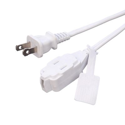Cabos de extensão de tomada de computador portátil com revestimento de PVC e material de cobre de 125V padrão ETL personalizado