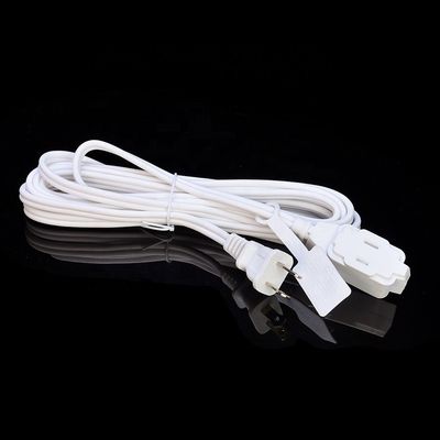 Cabos de extensão de tomada de computador portátil com revestimento de PVC e material de cobre de 125V padrão ETL personalizado
