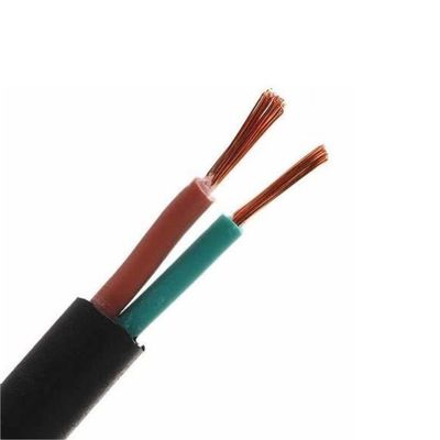 Isolamento de borracha H05rn f 2x0 5 fio elétrico flexível revestido cabo multi-núcleo para exigências elétricas de 300/500V
