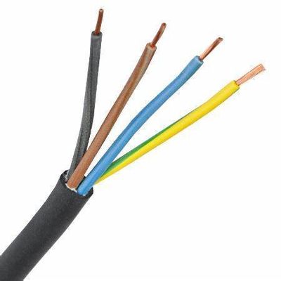 Cabo de controlo de isolamento de borracha 0,75 mm2 1 mm2 1,5 mm2 2,5 mm2 Cabo de alimentação de cobre para aplicações industriais e comerciais