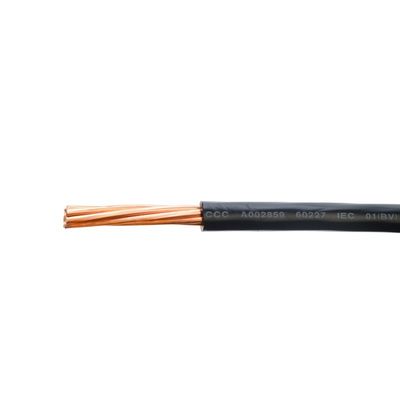 Indústria H07v-r 1 núcleo 7 condutores de cobre 4 mm quadrados fio elétrico interno para hospitais domésticos hotel cobre único