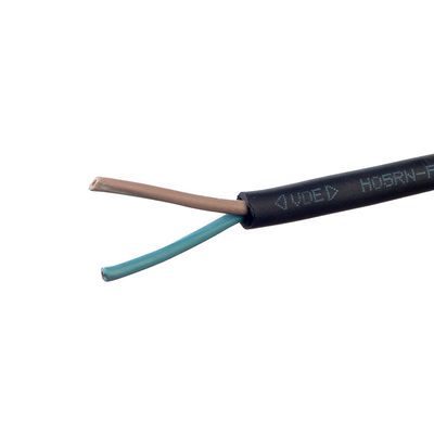 Material do condutor Cobre H07RN-F 2x1.5 2 núcleo plano isolante cabo de energia de borracha 1,5 mm quadrado para o exterior