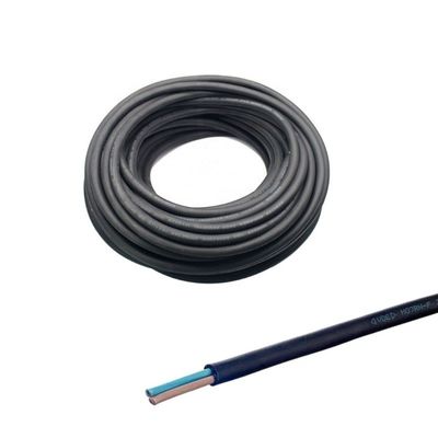 VDE KC Certificado H07rnf 2 Resistência à chama do núcleo 2x0 75 fio elétrico Ce Ccc aprovação Cabo de alimentação à prova d'água seguro