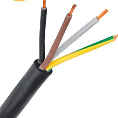 450/750v Voltagem nominal Capas de borracha Cabos de cobre H07rn f 2x1 5 Material condutor em cores personalizadas