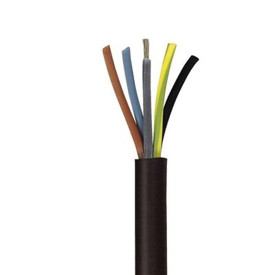 450/750v Voltagem nominal Capas de borracha Cabos de cobre H07rn f 2x1 5 Material condutor em cores personalizadas