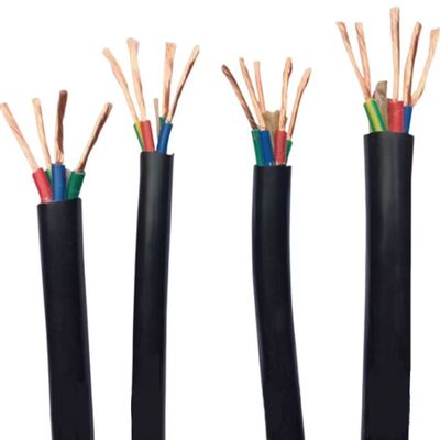 450/750v Voltagem nominal Capas de borracha Cabos de cobre H07rn f 2x1 5 Material condutor em cores personalizadas