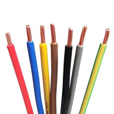 Cabos elétricos personalizados de cobre H07v U H07v R para aplicações de alta tensão 1.5mm2 2.5mm2 4mm2 e isolamento de PVC