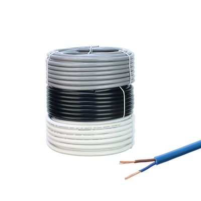 Cabos Rvv Multicore de 0,75 mm 2 3 4 núcleos com cabo de alimentação isolado de PVC 300/500v fio revestido para aplicações de baixa tensão
