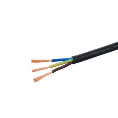 Cabos Rvv Multicore de 0,75 mm 2 3 4 núcleos com cabo de alimentação isolado de PVC 300/500v fio revestido para aplicações de baixa tensão