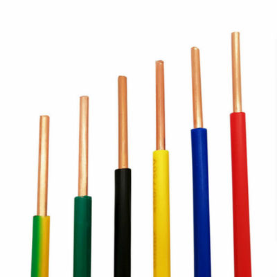 VDE SNI KC H07V-U Fio sólido único fio elétrico 0.75/1/1.5/2/2.5/4/6mm2 cobre puro cabos multiestalares energia e fios